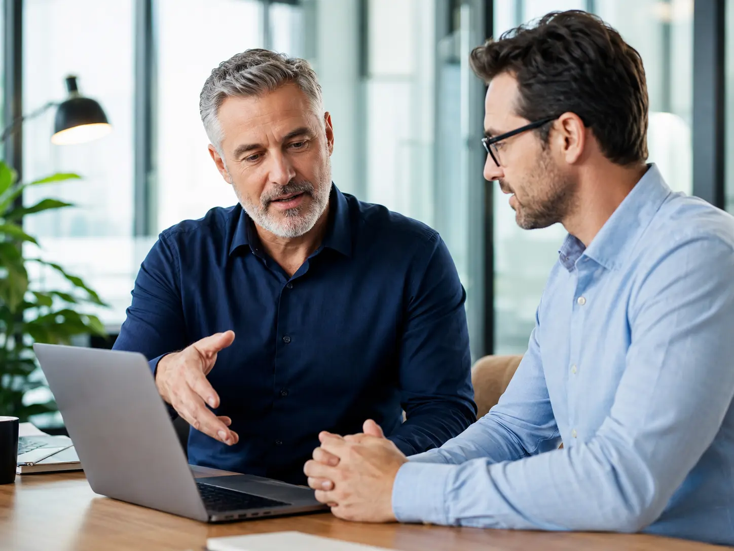 Consultant IT senior avec un dirigeant d'entreprise